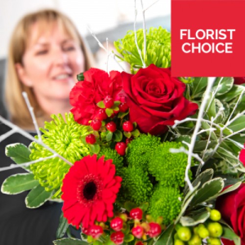 Christmas Florist Choice Bouquet Galway